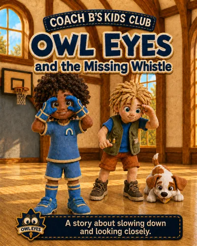 Owl Eyes and the Missing Whistle book cover