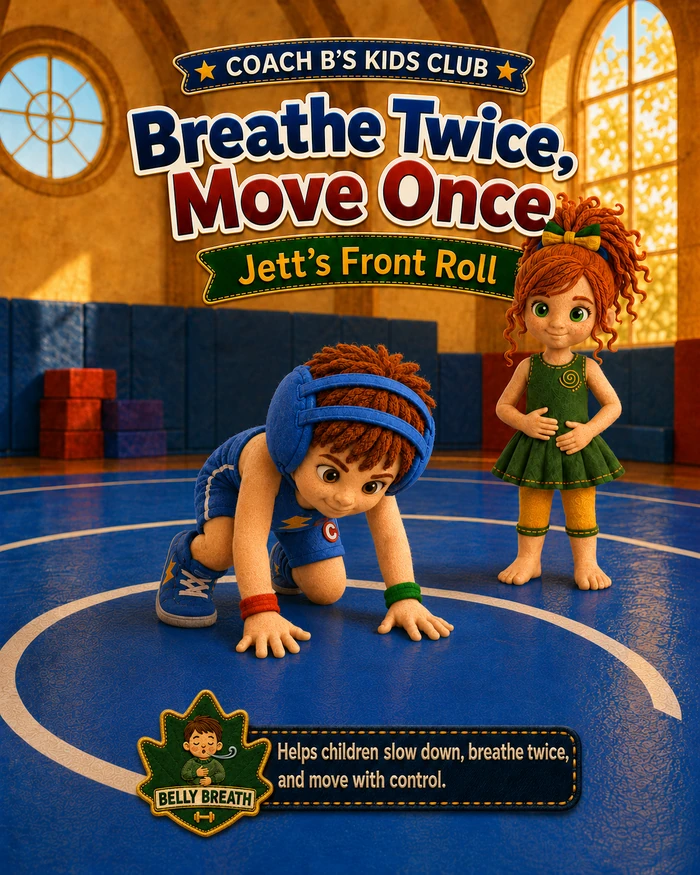 Breathe Twice, Move Once — Jett's Front Roll book cover